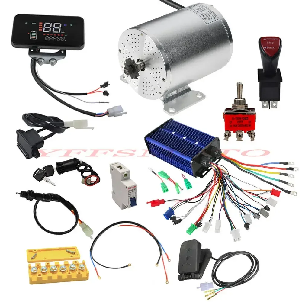 Motorcycle Engine Kit - 72V 3000W Brushless Motor MY1020 or