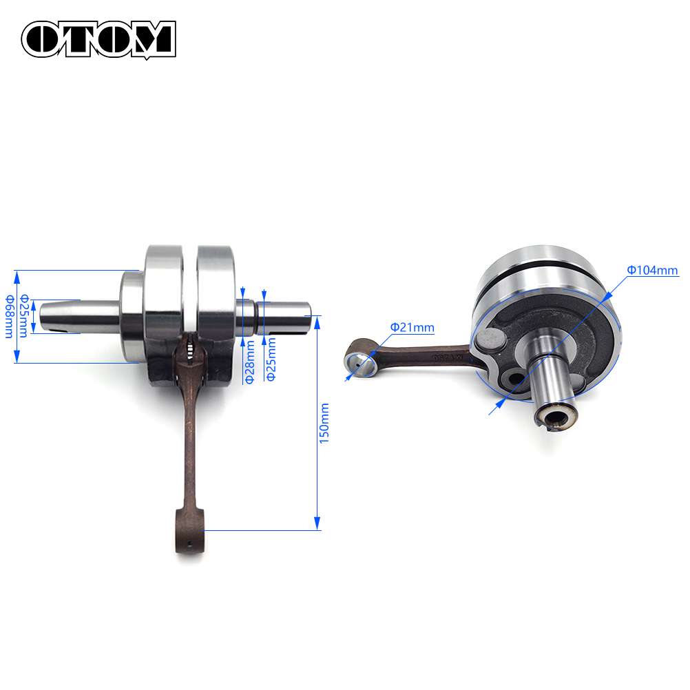 OTOM DT230 MT250 Motorcycle Cr - đánh giá và giá Motorcycle Crankshaft